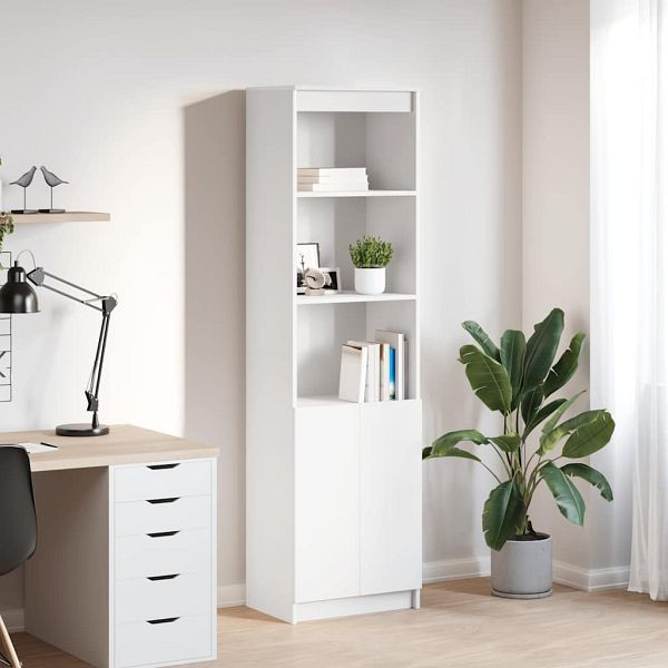 vidaXL Highboard Weiß 50x35x180 cm Holzwerkstoff, 3328462