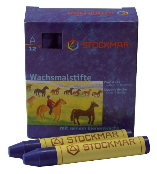 Stockmar Wachsmalstifte - blau, VE: 12 Stück, 330-09, 4019365330093