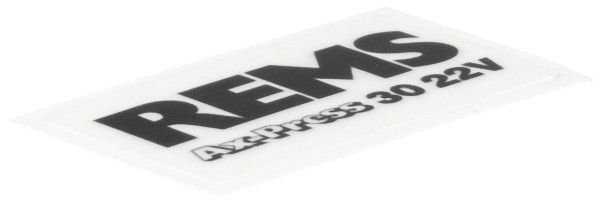 REMS Typenschild R, Maße (LxBxH): 45 x 25 x 1 mm, 573226 R