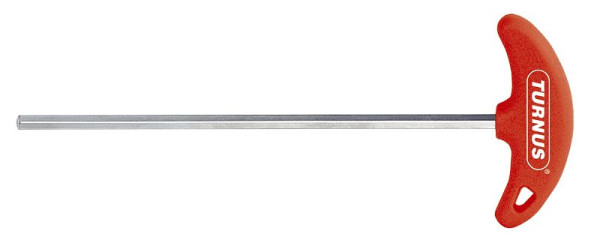 Kukko Sechskant-Schraubendreher mit T-Griff, Sechskant Profil: 8,0 mm, Länge der Schraubendreherklinge: 150 mm, VE: 10 Stück, 228-150