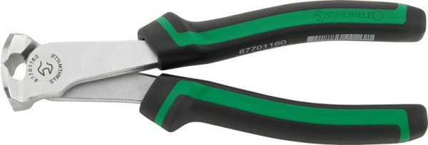 STAHLWILLE Kraft-Vornschneider, Länge 160mm Kopf verchromt Griffe 2-Komponenten-Griffe, 67701160