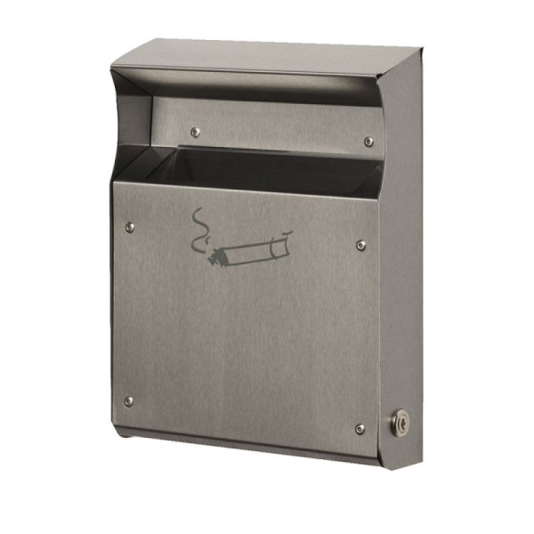 Stein HGS Wandascher -Cubo Rafael- 2 Liter aus Edelstahl, mit Schloss, 16111