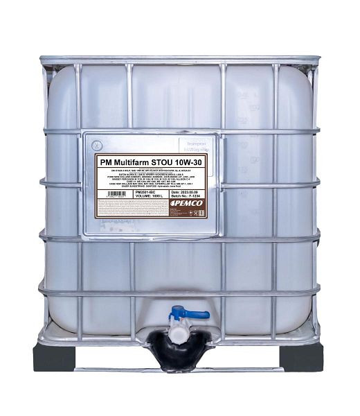 PEMCO Motor-Getriebe-Motoröl 2501 Multifarm STOU 10W-30, VE: 1000 l, PM2501-IBC