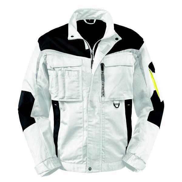 4PROTECT Bundjacke ARKANSAS, Größe: M, Farbe: weiß/grau, 3814-M