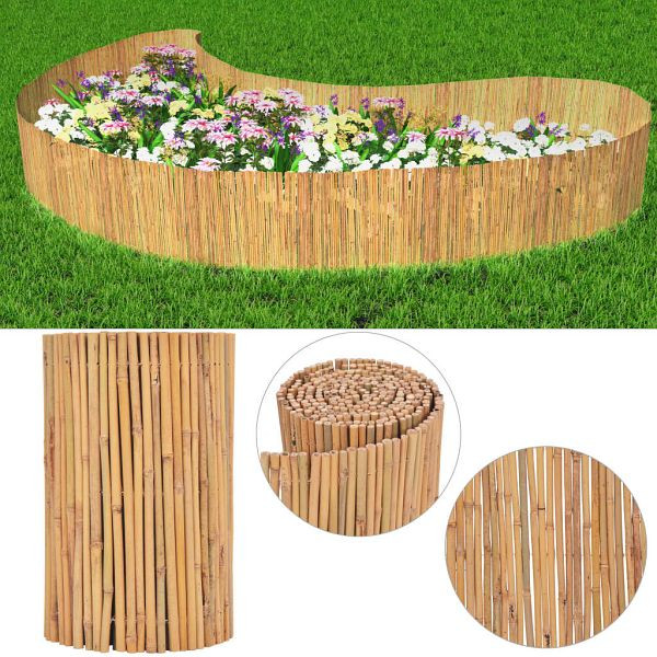 vidaXL Gartenzaun Bambus 500 x 50 cm, 142682