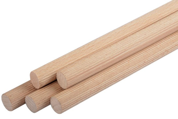 Pinie Dübelstange (800 mm) - geriffelt, Abmessungen: ø 14 x 800 mm, 101-14800