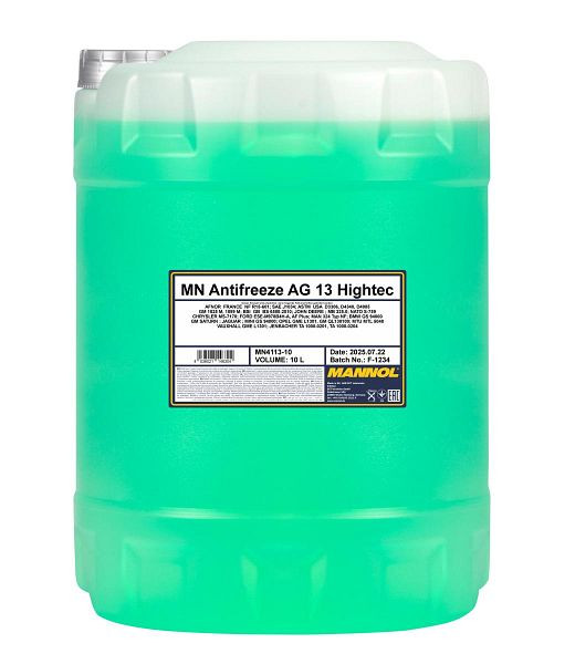 MANNOL 4113 Frostschutzmittel AG13 Hightec, VE: 10 l, MN4113-10