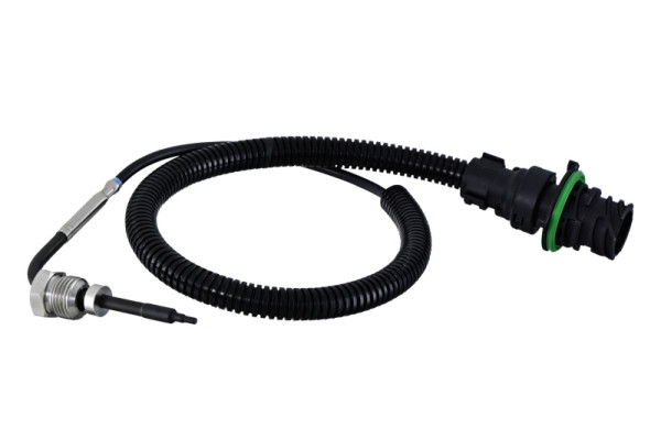 HELLA Sensor, Abgastemperatur - 2-polig - geschraubt - Kabel: 490mm, 6PT 358 181-981
