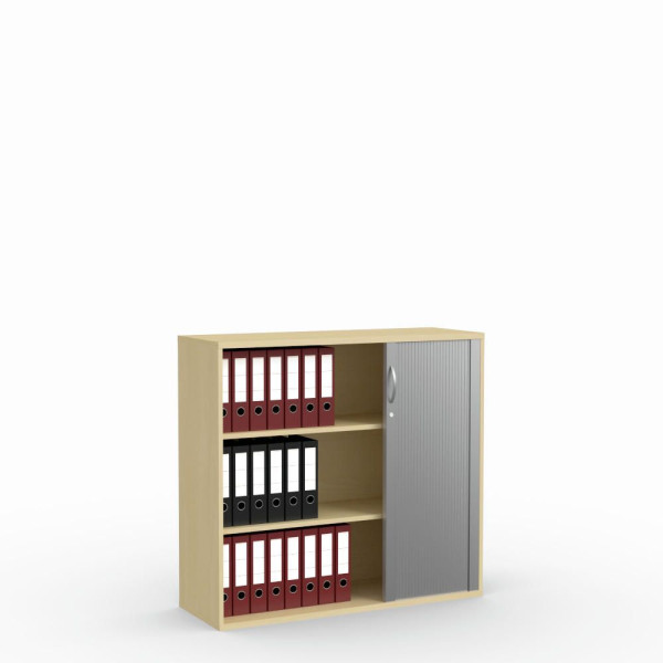 Deskin Rollladenschrank Multi M pro, Buchedekor, B 1200 x H 1140 x T 420 mm, 270196