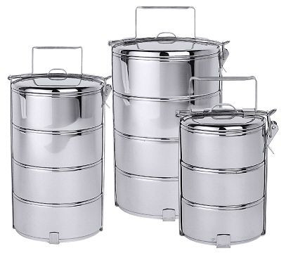 Contacto Etagen-Essenträger 4-teilig, 16 cm, 4016/164