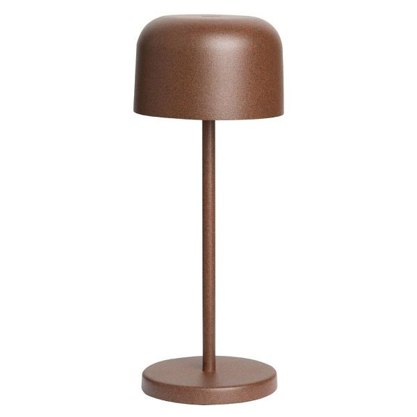 Olympia Siena Tischlampe Rund Kuppel Kastanie 200mm, HZ201