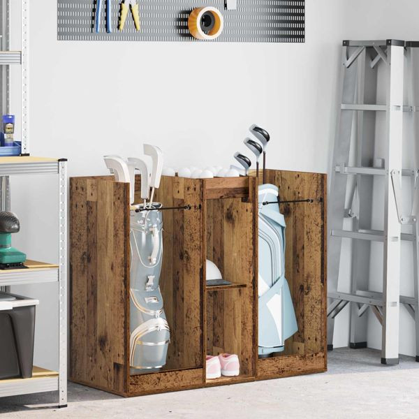 vidaXL Golf Schrank Uni Altholz 102 x 45 x 85,5 cm, 899461