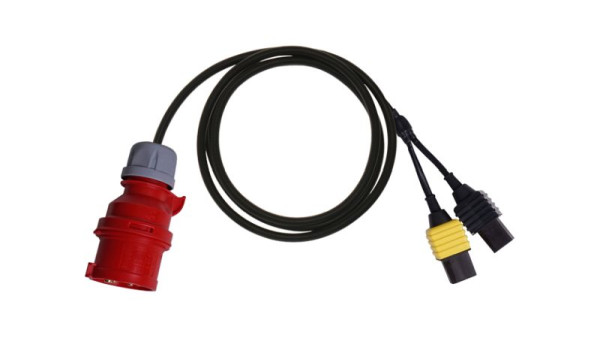 Metrel Kabel Y / 3ph 16A männlich, 2 m, 3-Phasenadapter, A 1724, 20993223