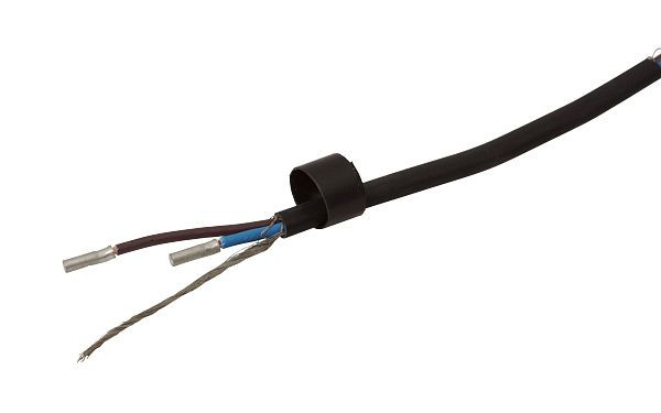 Etherma Kaltleiter für Heizmatte BRS, GSN und DSN, 2 x 1.5 mm² mit Schutzgeflecht, VE: 3 Meter, 27473