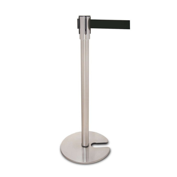 STEIN HGS MORION Gurtständer, aus matt gebürstetem Edelstahl, schwarz, 76417.0002