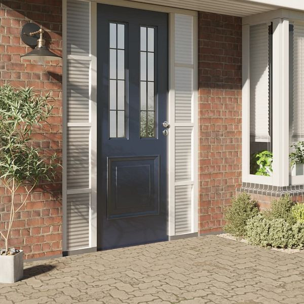 vidaXL Fensterfolien Matt Streifen-Design PVC, Top-Qualität, 3206469