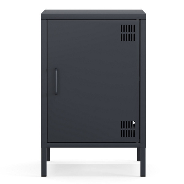 Mades Metall Möbel Pera2, Kommode / Nachtschrank - 41,5 x 40 x 64,5 cm Anthrazit, 152.68.10.101.01