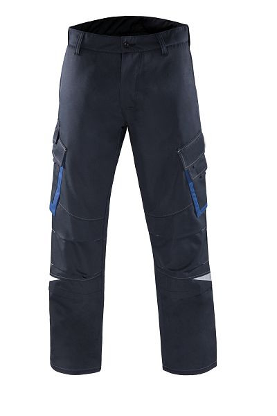ROFA Bundhose 2211 - zweilagig, Größe 44, Farbe 560-granitgrau-royalblue, 5122211-560-44