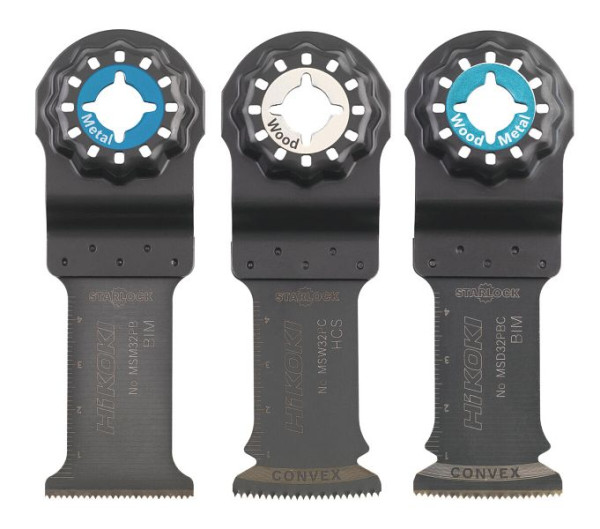HiKOKI Multitool Set 3-teilig STARLOCK MSD32PBC/MSW32PC/MSM32PB, 782793