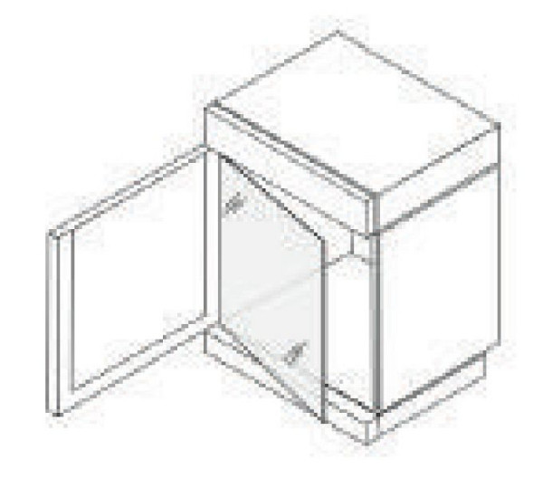 NordCap Doppelglastür, aufklappbares Innenglas, Scharniere innenliegend, 437900011