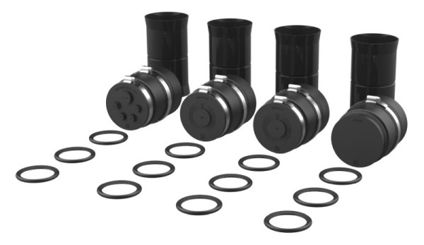 Hauff Manschettenstopfen-Set mit Blindabdichtung und Rohranschluss-Set MSH ZBS4, 1552002130