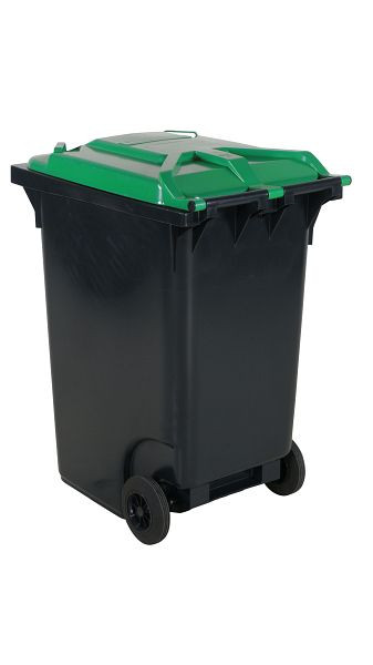 intra Müllbehälter 360 l, grüner Deckel, 2136031302