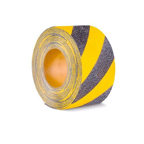 Moravia Antirutschbelag, Basic, schwarz/gelb, Rolle 75 mm x 18,3 m, 264432