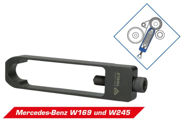 Brilliant Tools Keilrippenriemen-Spannelement für Mercedes-Benz W169 und W245, BT571016