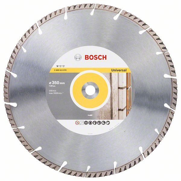 Bosch Diamanttrennscheibe Standard for Universal, 350 x 20 x 3,3 x 10 mm, 2608615070