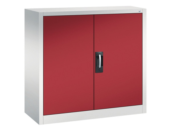 C+P Flügeltürenschrank Serie 13, H1000xB1000xT420mm, 7035/3003, 130944-20 S10082