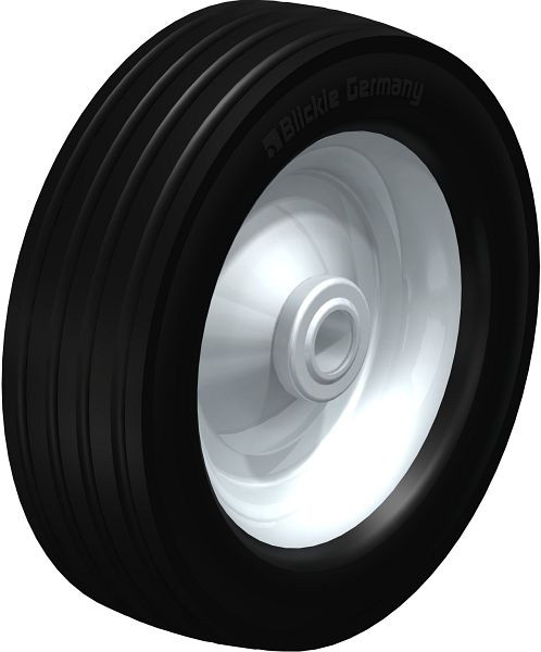 Blickle V 254/25-65R Rad aus Vollgummi, Schwarz, 584474