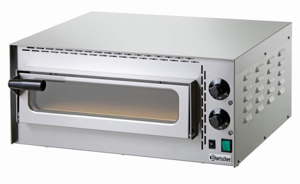 Bartscher Pizzaofen "Mini Plus", Material Backkammer: Backstein aus hitzebeständigem Stein, 203530, 4015613581095