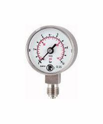 Wika Manometer, CrNi-Stahl, Standardausführung, Anschluss radial unten, 102423