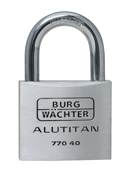 BURG-WÄCHTER Zylinder-Vorhangschloss 770 40, 2 x Schlüssel, HxBxT (außen): 65 x 40 x 14,3mm, VE: 10 Stück, 36060