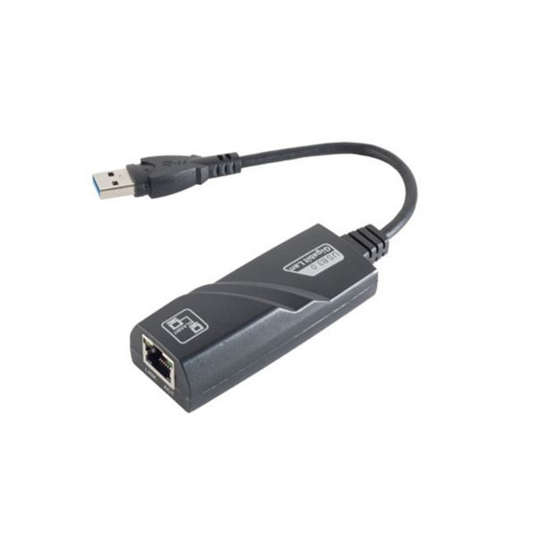 S-Conn Ethernet Adapter USB 3.0 A Stecker auf RJ45 Buchse, 13-50019