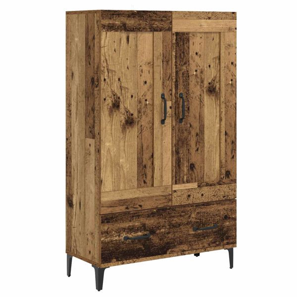 vidaXL Highboard Altholz 70 x 31 x 115 cm Holzwerkstoff, 8009857