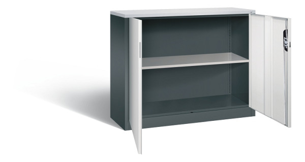 C+P Büroschrank Acurado, H1000xB1200xT400mm, 7016/7035, 9466-1200 S10427