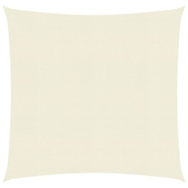 vidaXL Sonnensegel 160 g/m² Creme 7x7 m HDPE, Top-Qualität, 311170