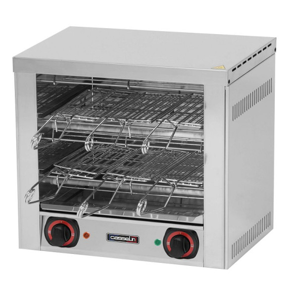 Casselin Einfacher Toaster 6 Zangen, Aus rostfreiem Stahl, CTOD6P