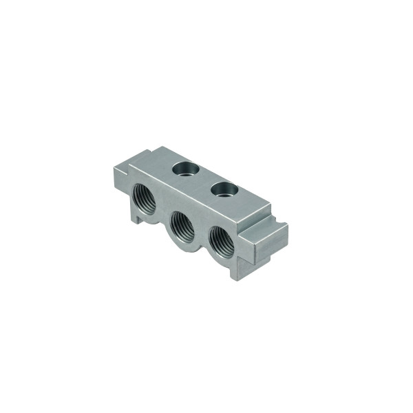 Metal Work Eingangsplatte mit Dichtungen, G 1/4, Grundplattensystem, 146741