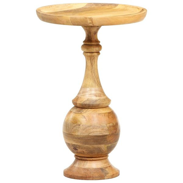 vidaXL Runder Beistelltisch 43 x 43 x 66 cm Massivholz Mango, 286471