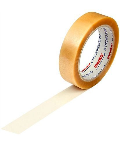 monta PVC-Selbstklebefilm 220, Breite 25 mm breit x 66 m, Stärke 54µ, VE: 12 Rollen, 299526