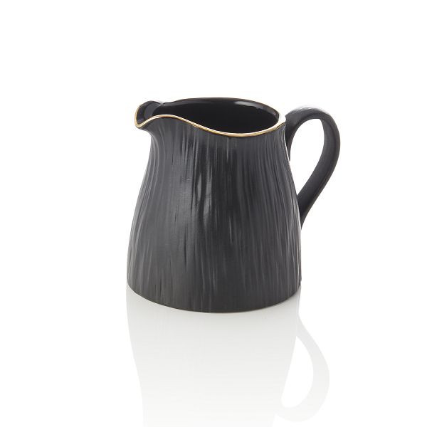 WAS Gießer Set MAYA KURO, Ø 4,5 cm, 100 ml, schwarz, Porzellan, VE: 6 Stück, 4851910