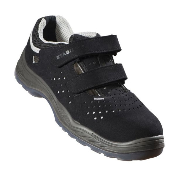 Stabilus ESD-Sandale 5410AL S1P, Größe: 43, Farbe: grau - schwarz, Textil, 5410AL-43
