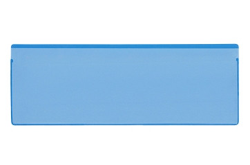 KROG Etikettentaschen - magnetisch, 220 x 80 mm, blau mit 1 Magnetstreifen, 5902093