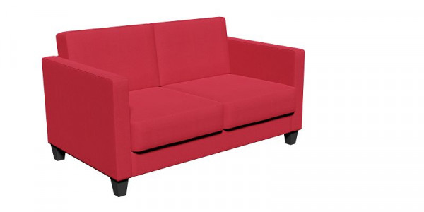 SETRADA 2-Sitzer Sofa, Kunstleder, kirsche, 136 x 82 x 80 cm, LE-SE01-2P-KL-PRO-KI
