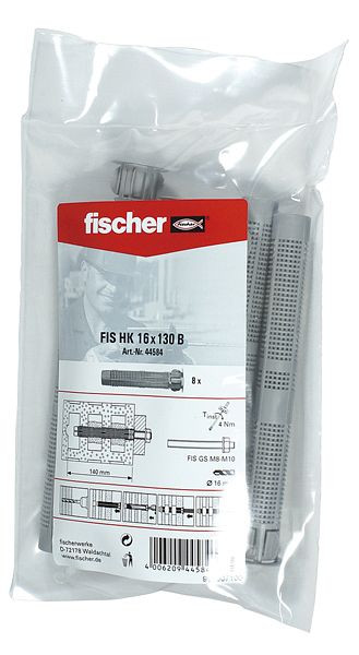 Fischer Injektions-Ankerhülse FIS H 16x130 K B, VE: 10 Stück, 44584