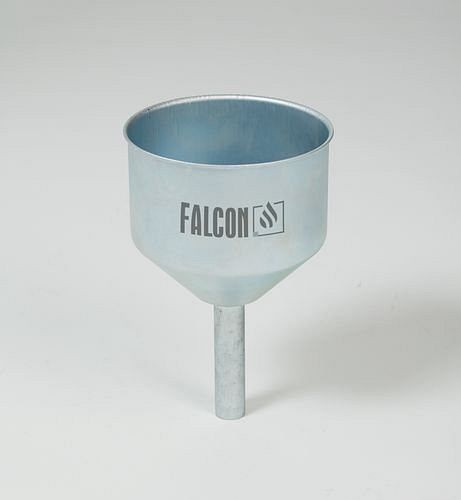 FALCON StahLiterichter, verzinkt, Stutzen 23 mm, Einfüllöffnung Ø 138 mm, 187536