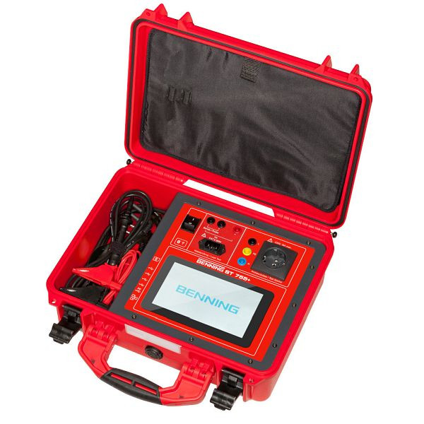 Benning ST 755+ BTEC Set Gerätetester, Anzeige: 7" Farb-Touchscreen, 10238249
