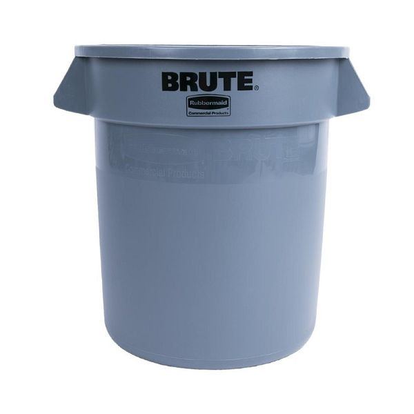 Rubbermaid BRUTE Abfalleimer grau 37L, integrierte Griffe, L639